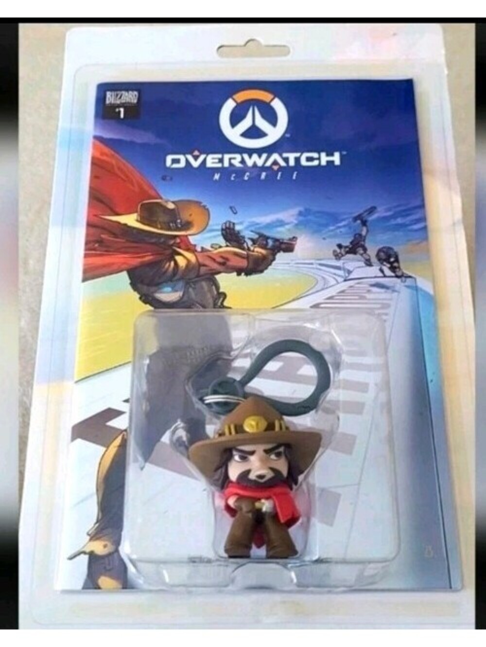 Overwatch McCree Comic Book and Backpack Hanger, Brooks 9781945683572.+ NEW